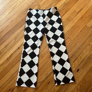 Checkerboard pants